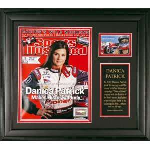Danica Patrick Framed Indy 500 Sports Illustrated with Card