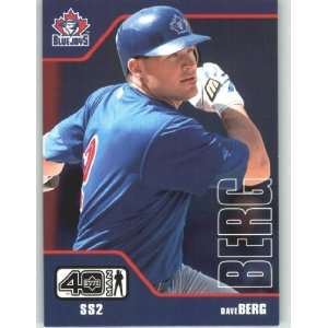  2002 Upper Deck 40 Man #88 Dave Berg   Toronto Blue Jays 