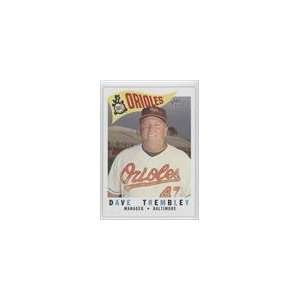  2009 Topps Heritage #226   Dave Trembley MG Sports Collectibles