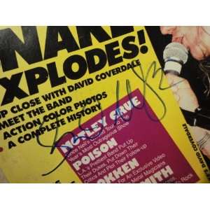 Coverdale, David Circus Magazine 1988 Signed Autograph Whitesnake