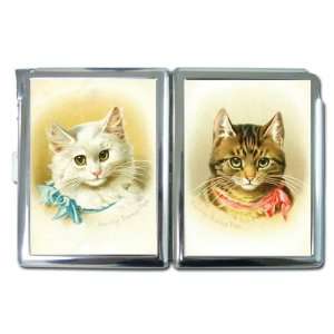  Dorothy Travers Pope Cats Cigarette Case with Built in 