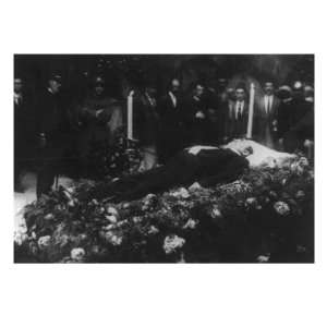 Enrico Carusos Funeral at Church San Francisco De Paulo in Naples. He 