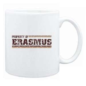  New  Property Of Erasmus Retro  Mug Name