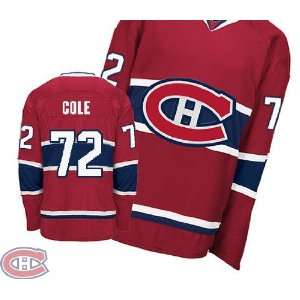 EDGE Montreal Canadiens Authentic NHL Jerseys Erik Cole Home Red 