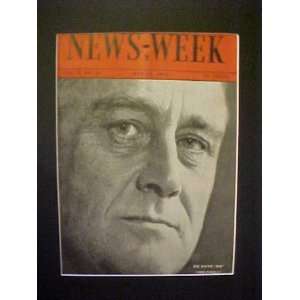  President Franklin D. Roosevelt November 3, 1934 Newsweek 