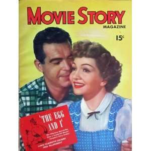  CLAUDETTE COLBERT and FRED MacMURRAY Movie Story May 1947 