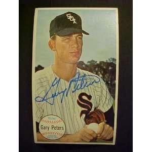 Gary Peters Chicago White Sox #1 1964 Topps Giant Signed Autographed 