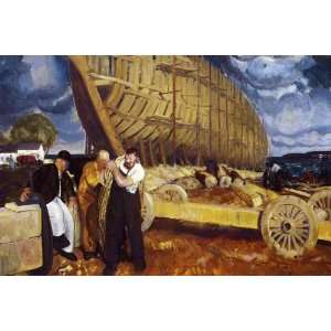  FRAMED oil paintings   George Wesley Bellows   24 x 16 