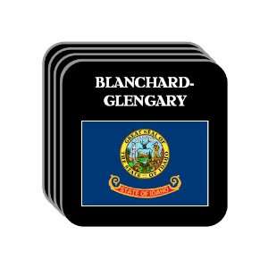 US State Flag   BLANCHARD GLENGARY, Idaho (ID) Set of 4 Mini Mousepad 