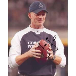  Dallas Cowboys Head Coach JASON GARRETT Signed Autographed 
