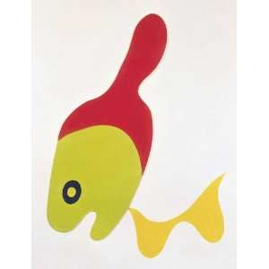 Hand Made Oil Reproduction   Jean (Hans) Arp   32 x 42 inches   Bottle 