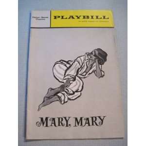  MARY MARY PLAYBILL (VOL 1 NO 28) JEAN KERR Books