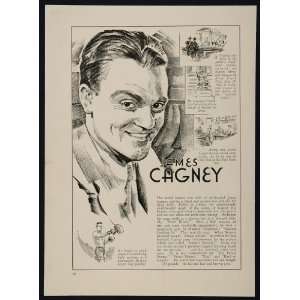 1933 James Cagney Joe E. Brown Actor Movie Film Star   Original Print