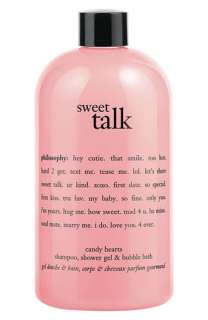 philosophy sweet talk candy hearts shampoo, shower gel & bubble bath 