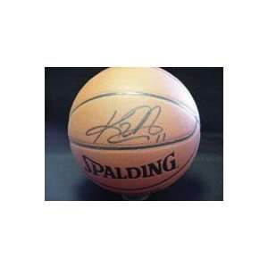 Karl Malone Autographed Basketball   Autographed Basketballs