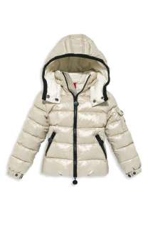 Moncler Shiny Down Puffer Coat (Little Girls)  