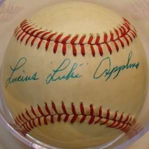  Autographed Luke Appling Ball   with   Inscription 