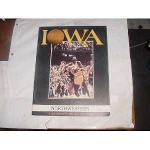 IOWA Northwestern Basketball Magazine March 3, 1983 The Carver Hawkeye 