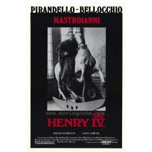 Henry IV Poster 27x40 Marcello Mastroianni Claudia Cardinale Leopoldo 