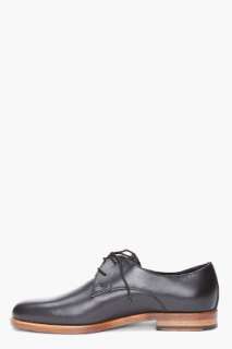 Common Projects Black Officers Derby Shoes for men  