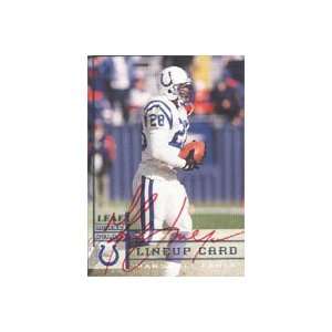 Marshall Faulk, Indianapolis Colts, 1998 Leaf Rookies and Stars 
