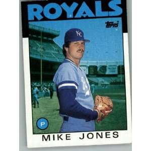  1986 Topps #514 Mike Jones   Kansas City Royals (Baseball 