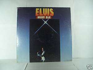 Elvis Presley 1977 Moody Blue record album  