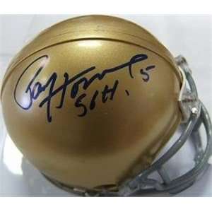 Paul Hornung autographed Football Mini Helmet (NOTRE DAME)