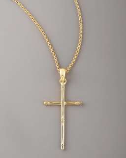 Yellow Cross Necklace  