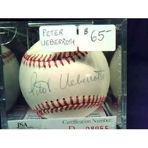  Peter Ueberroth Autographed Baseball?