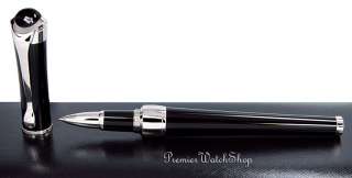 NEW ETOILE DE MONT BLANC DIAMOND 103378 RESIN/PLATINUM ROLLER BALL PEN 