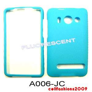 HTC Evo 4G Phone Case Neon Light Blue  