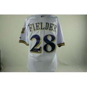 Prince Fielder Signed Uniform   Authentic   Autographed MLB Jerseys