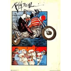  Ralph Steadman Gonzo Motorcycle Poster