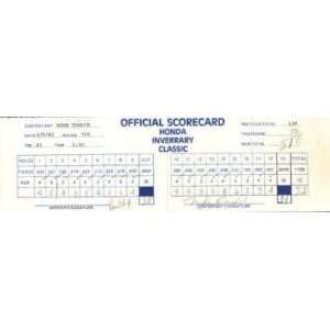 Ray Floyd Signed 1983 Honda Classic Scorecard ~psa Dna~   Autographed 