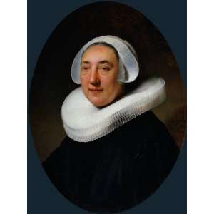  6 x 4 Greeting Card Rembrandt Portrait of Haesje van 