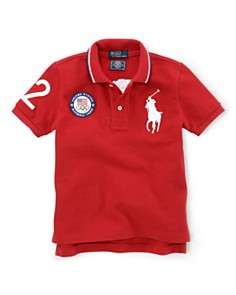   Toddler Boys Team USA Olympic Mesh London Polo   Sizes 2T 4T