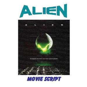 Ridley Scott ALIEN Sci Fi Horror Movie Script   Scary