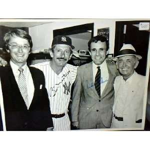  Billy Martin and Rudy Giuliani Autographed/Hand Signed 