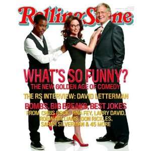  Rolling Stone Cover of Chris Rock, Tina Fey, Sarah Silverman 