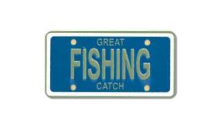 Karen Foster FISHING Mini License Plate Scrapbooking  