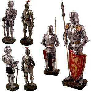 Wholesale Lot of 24 New Knights With Suits of Medieval Roman Armor
