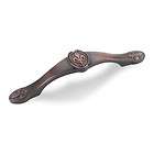 Box of 10  Brushed Copper   Fleur de lis Cabinet Pulls  #959 96