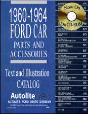 1960 1964 Ford Car Parts Catalog Galaxie Fairlane 500  