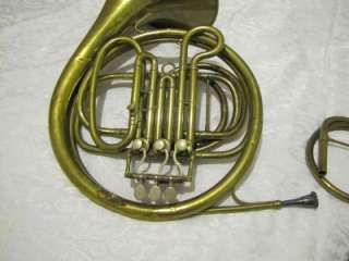 RARE VINTAGE MARTIN BAND FRENCH HORN W/4 TUNING CROOKS SUPER COOL