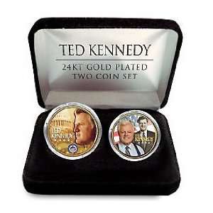  TED EDWARD KENNEDY 2 COLORIZED MEMORICAL LIMITED EDITION 