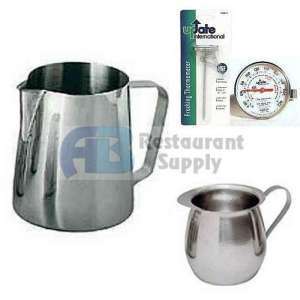 Espresso Milk Frothing Pitcher 12oz SS pitchers NEW 755576003039 