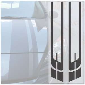  Racing Stripes (Charger Graphic )   White Automotive