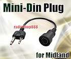 Mini Din Plug 2pin fr Midland GXT400 GXT550 G7 G8 44 S2