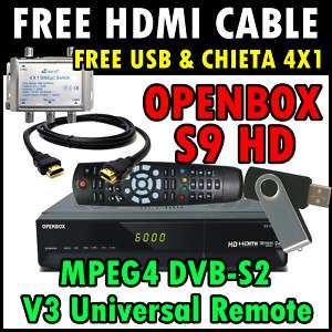 Openbox Open Box S9 High Definition HD FTA Receiver  